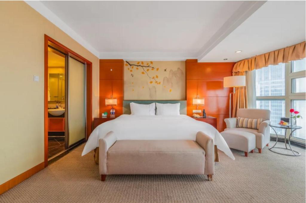 Linyi Blue Horizon Intenational Hotel Exterior photo
