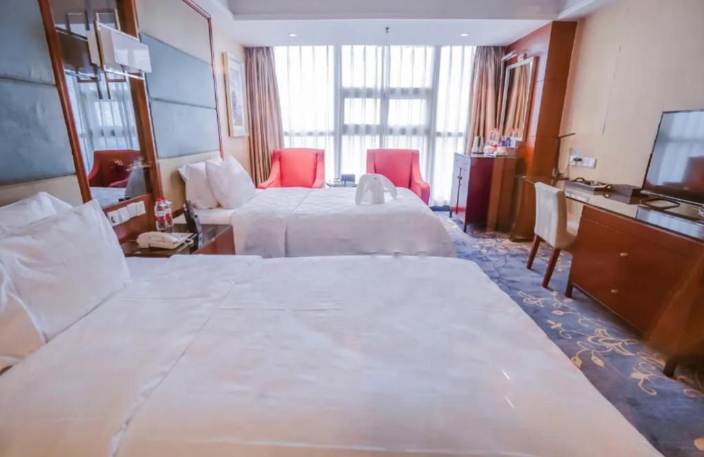 Linyi Blue Horizon Intenational Hotel Exterior photo