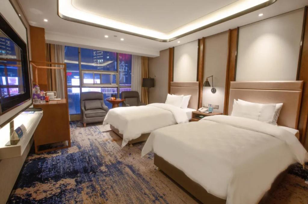 Linyi Blue Horizon Intenational Hotel Exterior photo